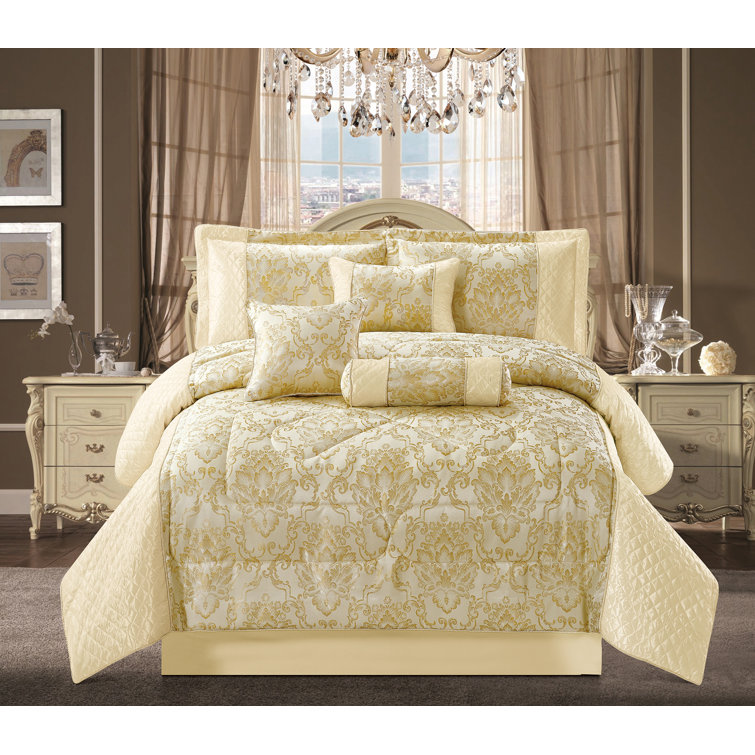 Textile Home Gold Bedspread Wayfair.co.uk